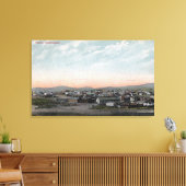 Uitzicht van de stad vanuit de lucht 17 canvas afdruk (Insitu (Woonkamer))