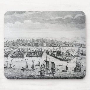 Uitzicht van de stad Venetië Muismat