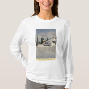 Uitzicht van de stad Winter T-shirt