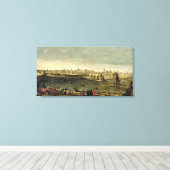 Uitzicht van de stad Zaragoza Canvas Afdruk (Insitu (Houten vloer))
