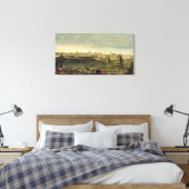 Uitzicht van de stad Zaragoza Canvas Afdruk (Insitu (Slaapkamer))