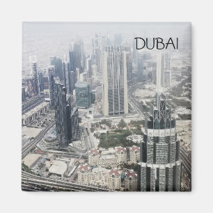 Uitzicht van de stadsarchitectuur van Dubai. Magneet