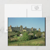 Uitzicht van de stadsmuren briefkaart (Voorkant / Achterkant)