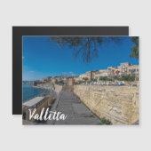 Uitzicht van de stadsmuur en de haven in Valletta (Voorkant / Achterkant)