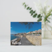 Uitzicht van de stadsmuur en de haven in Valletta Briefkaart (Staand voorkant)