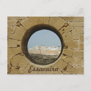 Uitzicht van de stadsmuur van Essaouira Briefkaart