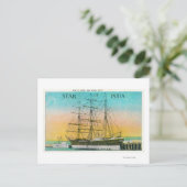Uitzicht van de Star of India Boat Docked Briefkaart (Staand voorkant)