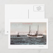 Uitzicht van de Steamer ElizabethBandon, OF Briefkaart (Voorkant / Achterkant)