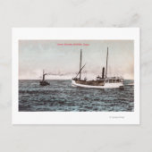 Uitzicht van de Steamer ElizabethBandon, OF Briefkaart (Voorkant)