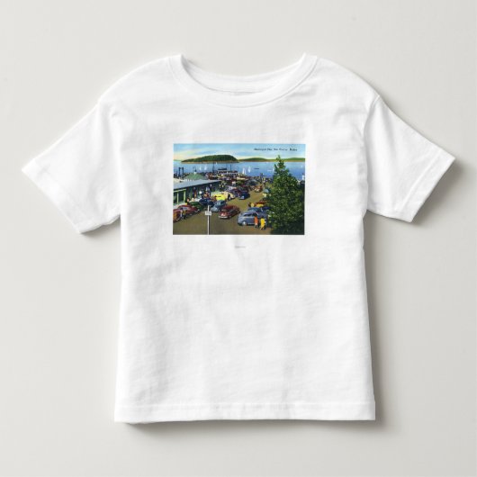 Uitzicht van de Stedelijke Pier Kinder Shirts (Voorkant)