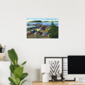 Uitzicht van de Stedelijke Pier Poster (Thuiskantoor)