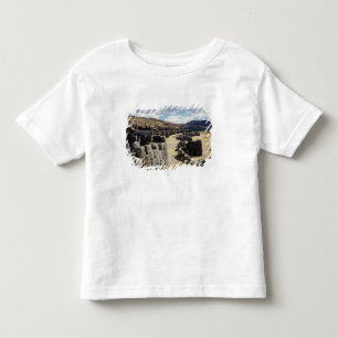 Uitzicht van de steenwanden kinder shirts