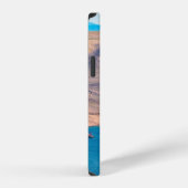 Uitzicht van de steenwoestijn van Pag en de veerha iPhone Hoesje (Rechterkant)