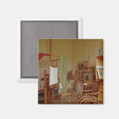 Uitzicht van de studio van Renoir, gebruikt vanaf  Magneet (Voorkant / Achterkant)