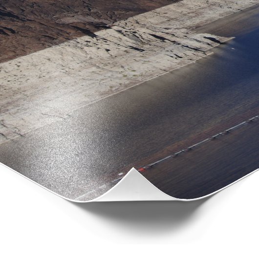 Uitzicht van de stuwdam van Hoover 2016 Foto Afdruk (Hoek)