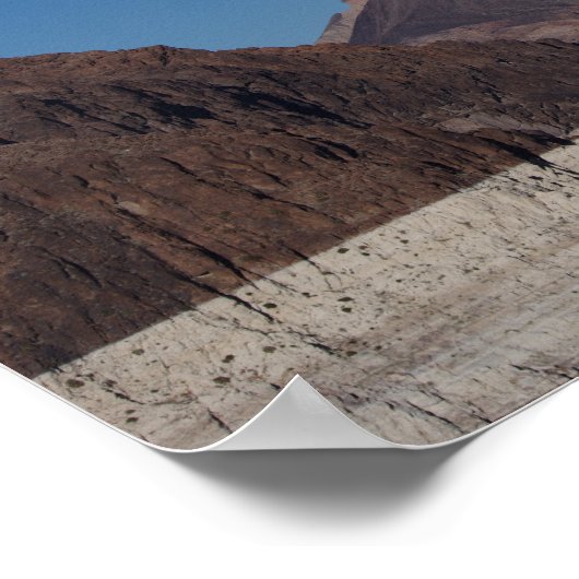 Uitzicht van de stuwdam van Hoover 2016 Poster (Hoek)