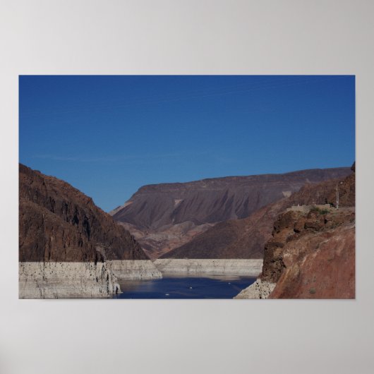 Uitzicht van de stuwdam van Hoover 2016 Poster (Voorkant)