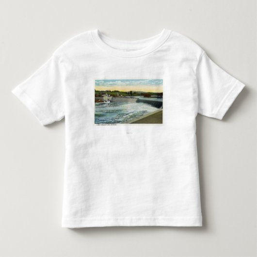 Uitzicht van de stuwdam van Libby-Dingleys Kinder Shirts (Voorkant)