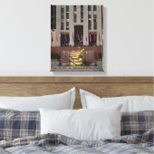 Uitzicht van de Sunken Plaza Canvas Afdruk (Insitu (Slaapkamer))