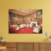 Uitzicht van de tekenkamer canvas afdruk (Insitu (Woonkamer))