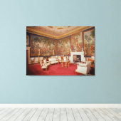 Uitzicht van de tekenkamer canvas afdruk (Insitu (Houten vloer))