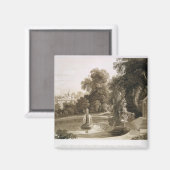 Uitzicht van de tempel Suryah en de fontein van M Magneet (Voorkant / Achterkant)
