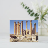 Uitzicht van de tempel van Artemis, gebouwd c.386  Briefkaart (Staand voorkant)