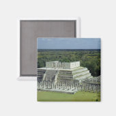 Uitzicht van de tempel van de Warriors na 150 AD Magneet (Voorkant / Achterkant)