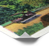 Uitzicht van de tempel van Sinawava Poster (Hoek)