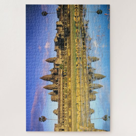 Uitzicht van de tempel van voor legpuzzel (Verticaal)