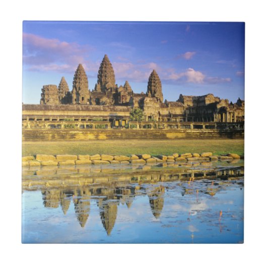 Uitzicht van de tempel van voor tegeltje (Voorkant)