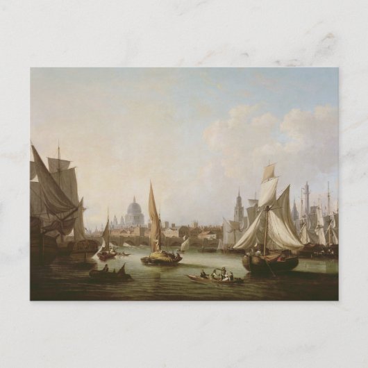 Uitzicht van de Theems Briefkaart (Voorkant)