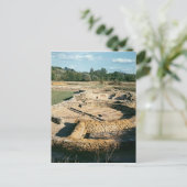 Uitzicht van de thermische baden briefkaart (Staand voorkant)