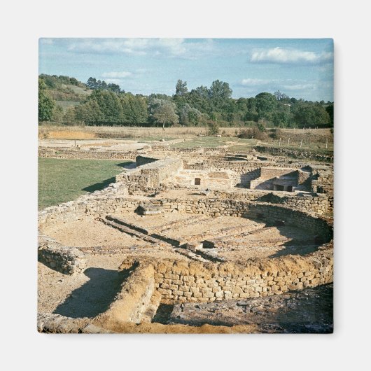 Uitzicht van de thermische baden magneet (Voorkant)