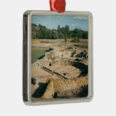 Uitzicht van de thermische baden metalen ornament (Rechts)