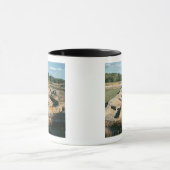 Uitzicht van de thermische baden mok (Midden)