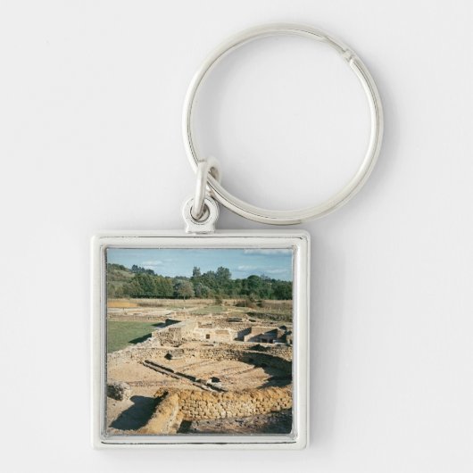 Uitzicht van de thermische baden sleutelhanger (Voorkant)