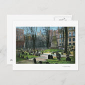 Uitzicht van de Tombstone van Ben Franklin Briefkaart (Voorkant / Achterkant)