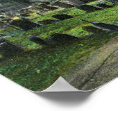 Uitzicht van de Tombstone van Ben Franklin Poster (Hoek)