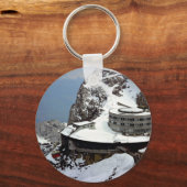 Uitzicht van de top, Mt. Pilatus, Zwitserland Euro Sleutelhanger (Voorkant)