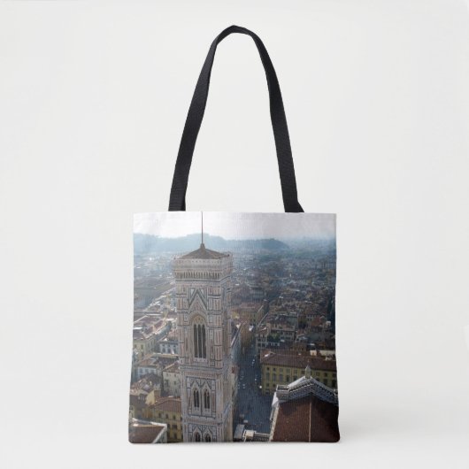 Uitzicht van de top van de Duomo, Florence Italië Tote Bag (Voorkant)