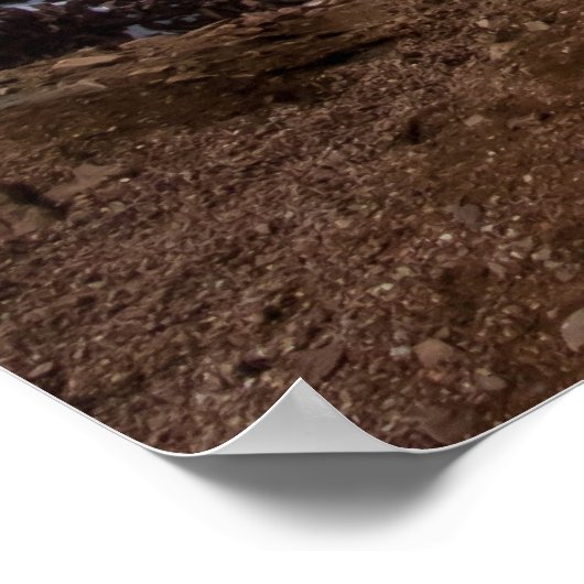 Uitzicht van de top van de piek van de pikes poster (Hoek)