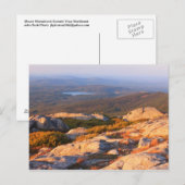 Uitzicht van de Top van Monadnock NW Briefkaart (Voorkant / Achterkant)