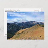 Uitzicht van de Topconferentie van Mount Howard, O Briefkaart (Voorkant / Achterkant)