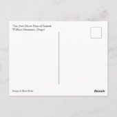 Uitzicht van de Topconferentie van Mount Howard, O Briefkaart (Achterkant)