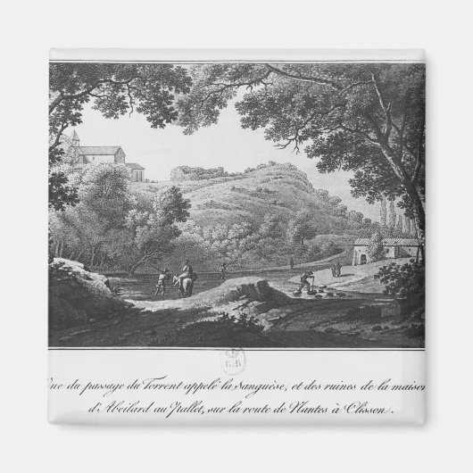 Uitzicht van de torrent, La Sanguese genoemd Magneet (Voorkant)