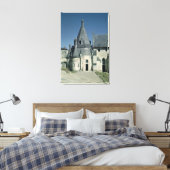 Uitzicht van de Tour d'Evrault Canvas Afdruk (Insitu (Slaapkamer))
