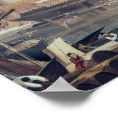 Uitzicht van de Tower of London Poster (Hoek)