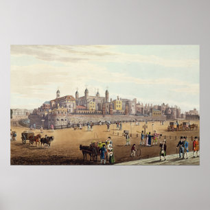 Uitzicht van de Tower of London Poster