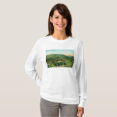 Uitzicht van de TownBartlett Springs, CA T-shirt (Voorkant volledig)